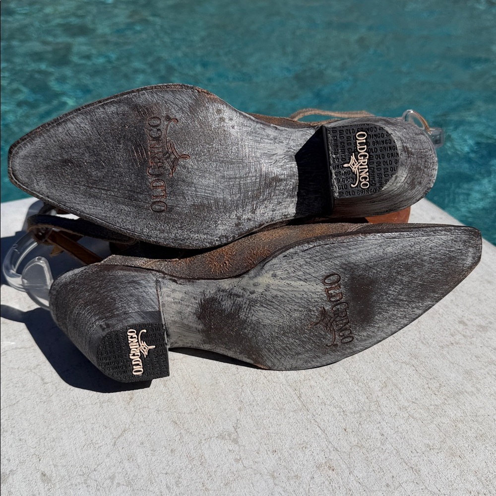 Old Gringo La Luz Sol Ankle Strap Mules New Without Tags Size 7 - Picture 11 of 16